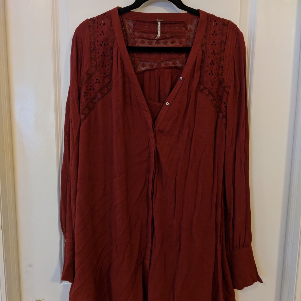 Free People button down dress